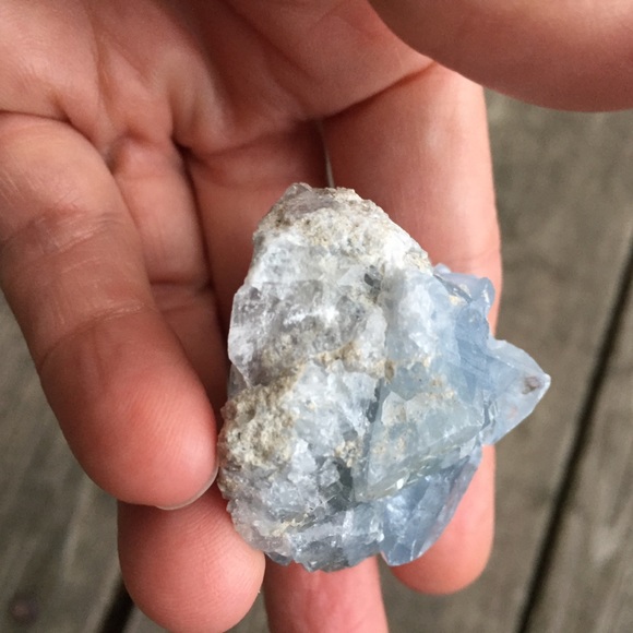 Celestite Crystal Cluster - Picture 9 of 12